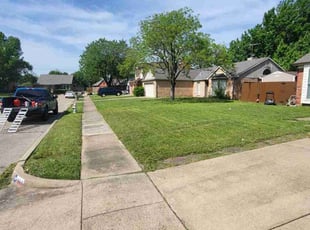 Aaron L.'s turf maintenance service result