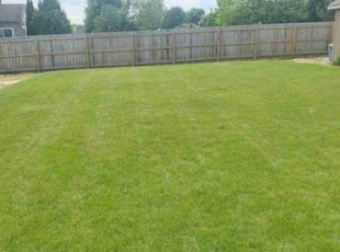 Christine M.'s lawn service service result