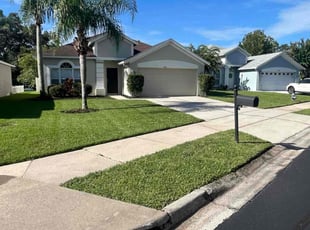 Derick N.'s lawn care service result