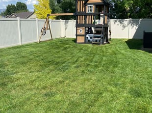 James E.'s lawn maintenance service result
