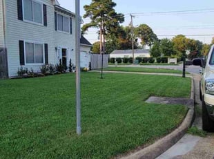 Rex R.'s turf maintenance service result