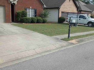 Amber G.'s lawn service service result
