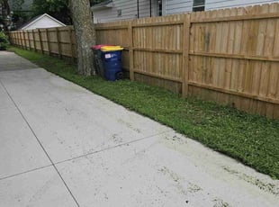 Robert J.'s grass maintenance service result