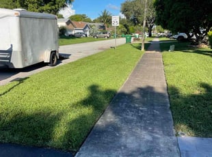 Jennifer M.'s turf maintenance service result