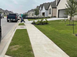 Ben K.'s turf maintenance service result