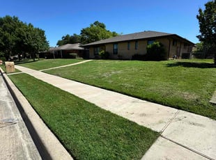 Lakisha T.'s lawn maintenance service result