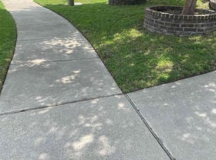 Christine S.'s grass maintenance service result