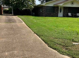 Amanda J.'s turf care service result