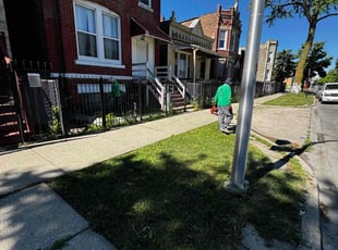 Mike A.'s turf maintenance service result