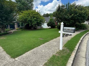 Jerry A.'s lawn maintenance service result