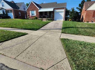 Kimberly L.'s grass cutting service result
