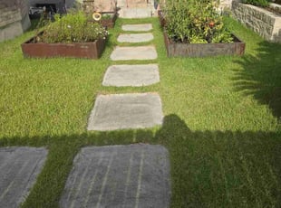 David A.'s lawn maintenance service result