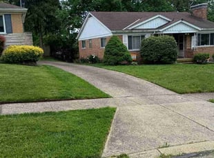 Derrick G.'s grass cutting service result