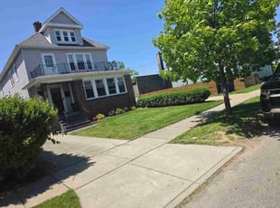 Angela V.'s grass cutting service result