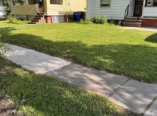 Harry O.'s lawn maintenance service result