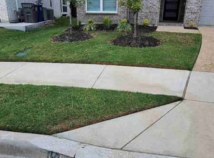Monica W.'s grass maintenance service result