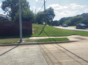 Raqueal E.'s lawn maintenance service result