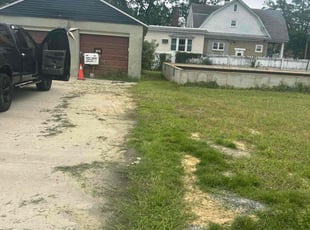 Grace J.'s grass maintenance service result