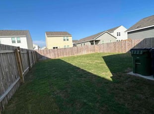 Caroline F.'s grass cutting service result