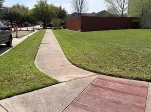 Thurman J.'s grass maintenance service result