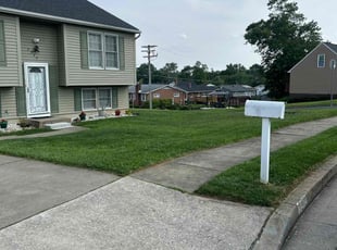 Paige S.'s lawn maintenance service result