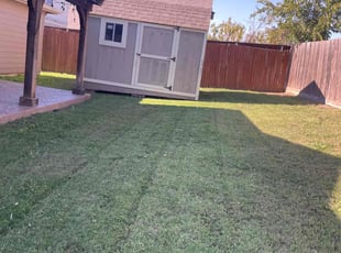 Rachel B.'s grass cutting service result