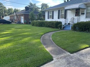 Emily B.'s lawn maintenance service result