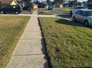 David E.'s turf maintenance service result