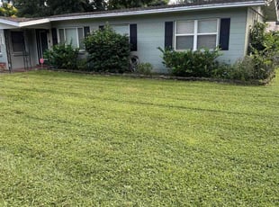Sarah A.'s lawn maintenance service result