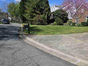 Chris G.'s landscape maintenance service result