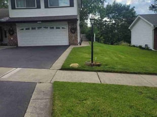 Laura B.'s grass maintenance service result