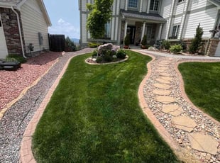 Linda J.'s lawn maintenance service result