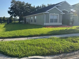 Vamsi B.'s lawn maintenance service result