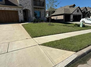 Melanie H.'s grass cutting service result