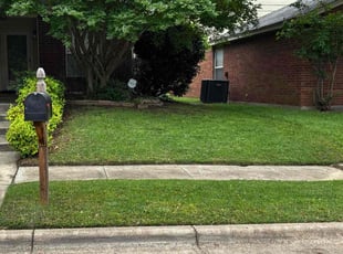 Connie V.'s grass maintenance service result