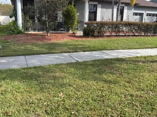 Alice P.'s lawn maintenance service result
