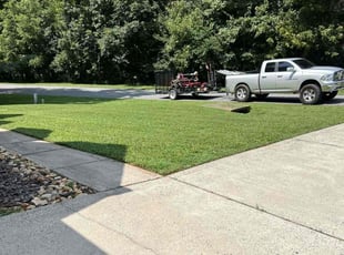 Justin G.'s turf maintenance service result