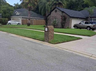 Natasha E.'s lawn maintenance service result