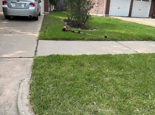 Christina H.'s grass maintenance service result