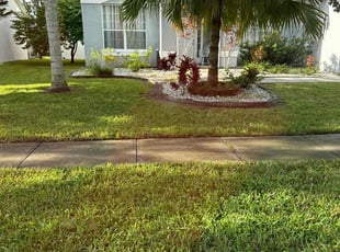 Destiney D.'s turf maintenance service result