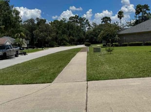 Linda K.'s turf maintenance service result