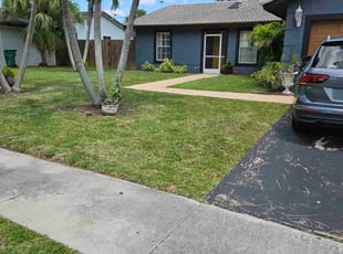 Yvonne O.'s lawn care services service result