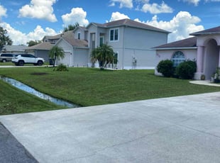 Mr T.'s residential landscaping service result