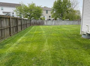 Ashley E.'s lawn maintenance service result
