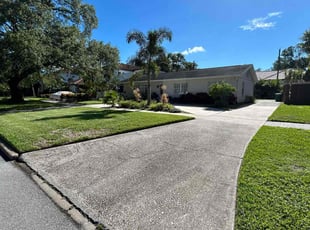 Devin N.'s lawn care service result