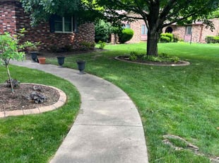 Caryl M.'s lawn care services service result