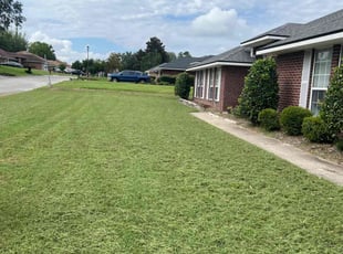 Valerie E.'s grass cutting service result