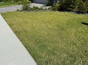 Joan K.'s lawn maintenance service result