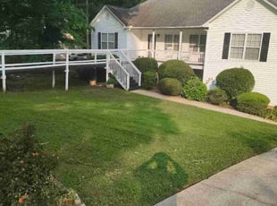 James C.'s turf maintenance service result