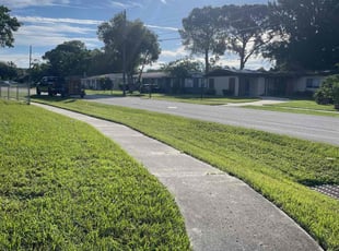 Matthew B.'s lawn maintenance service result